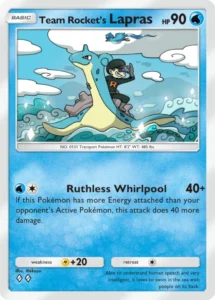 Pokemon Trading Card Game Pocket Team Rocket u2019s Ambition Team Rocket s Lapras EN