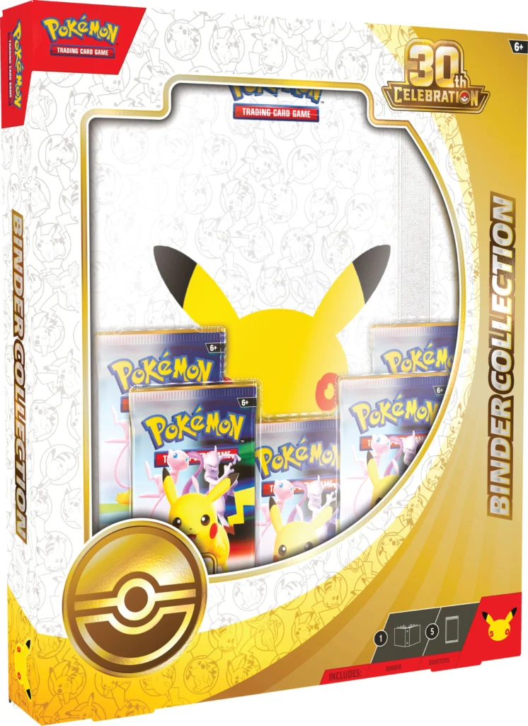 Doos van de Pokémon TCG 30th Anniversary Celebration Binder Collection