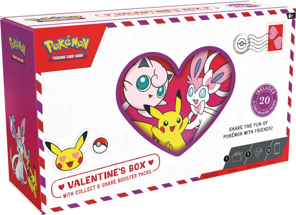 Pokémon TCG Valentine’s Box verschijnt in januari